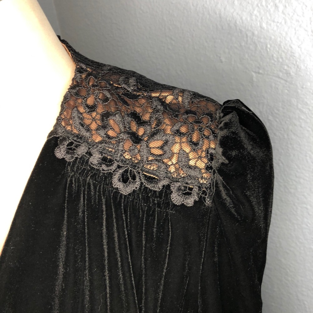 NWOT Dita Von Teese velvet DAHLIA retro Robe L - Picture 5 of 13
